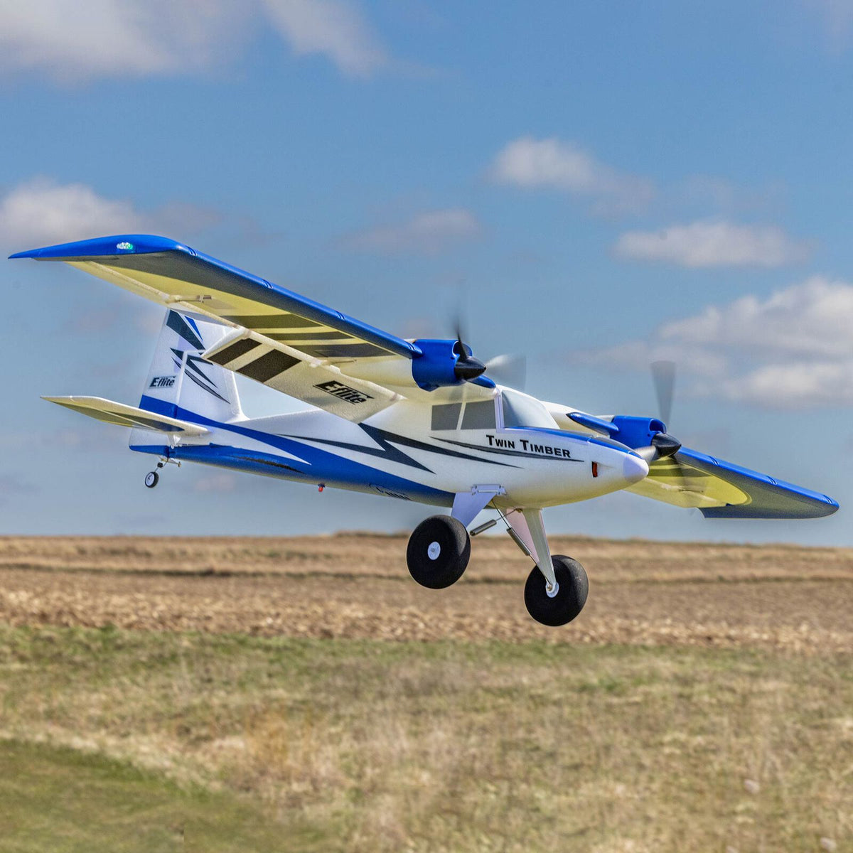 EFL23850 Twin Timber 1.6m BNF Basic with AS3X and SAFE Select