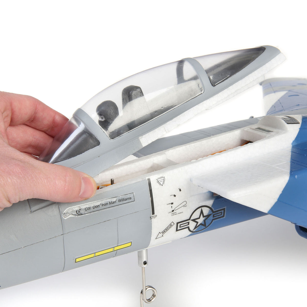 EFL97500 F-15 Eagle 64mm EDF Jet BNF Basic with AS3X and SAFE Select