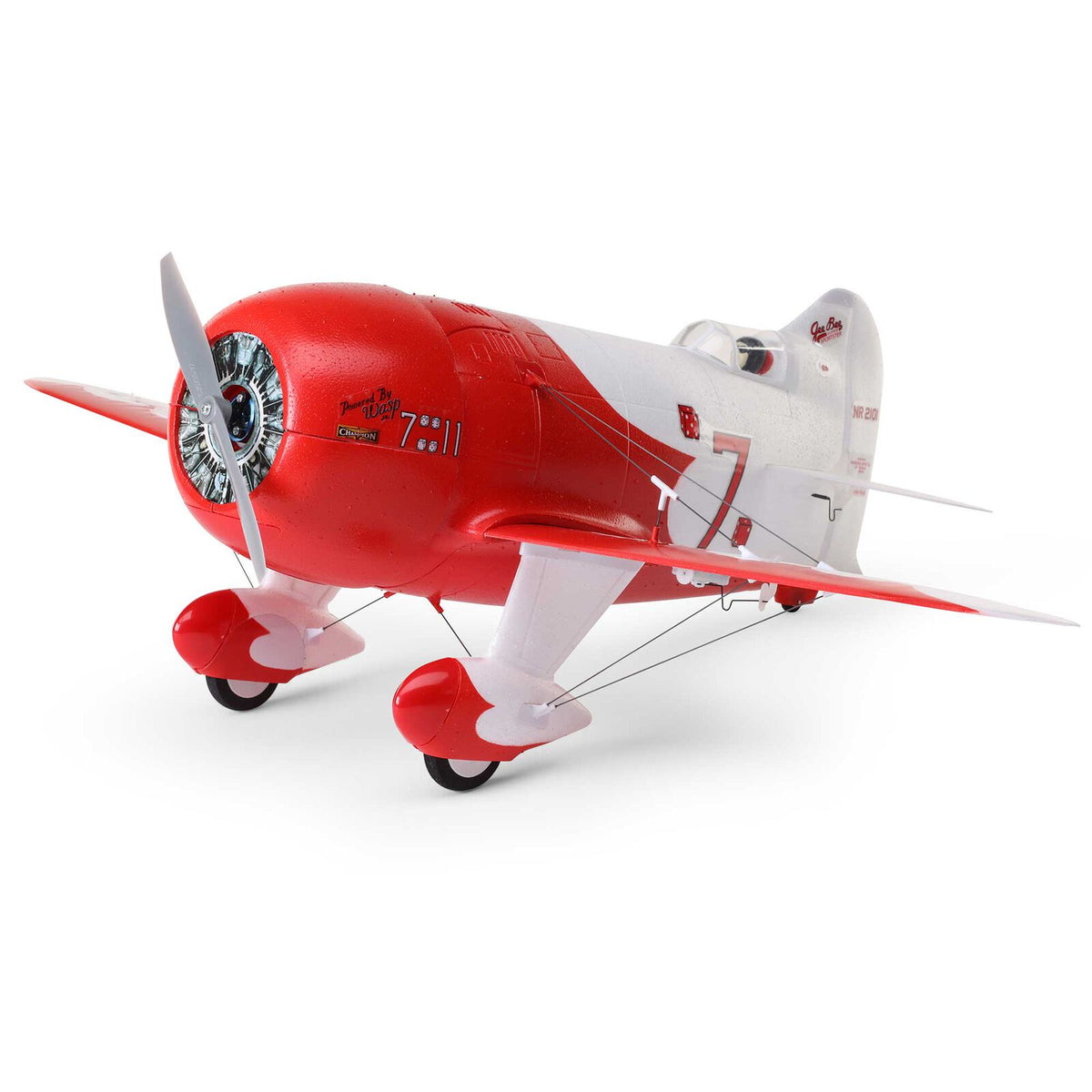 EFLU61500 UMX Gee Bee R-2 510mm BNF Basic with AS3X and SAFE Select