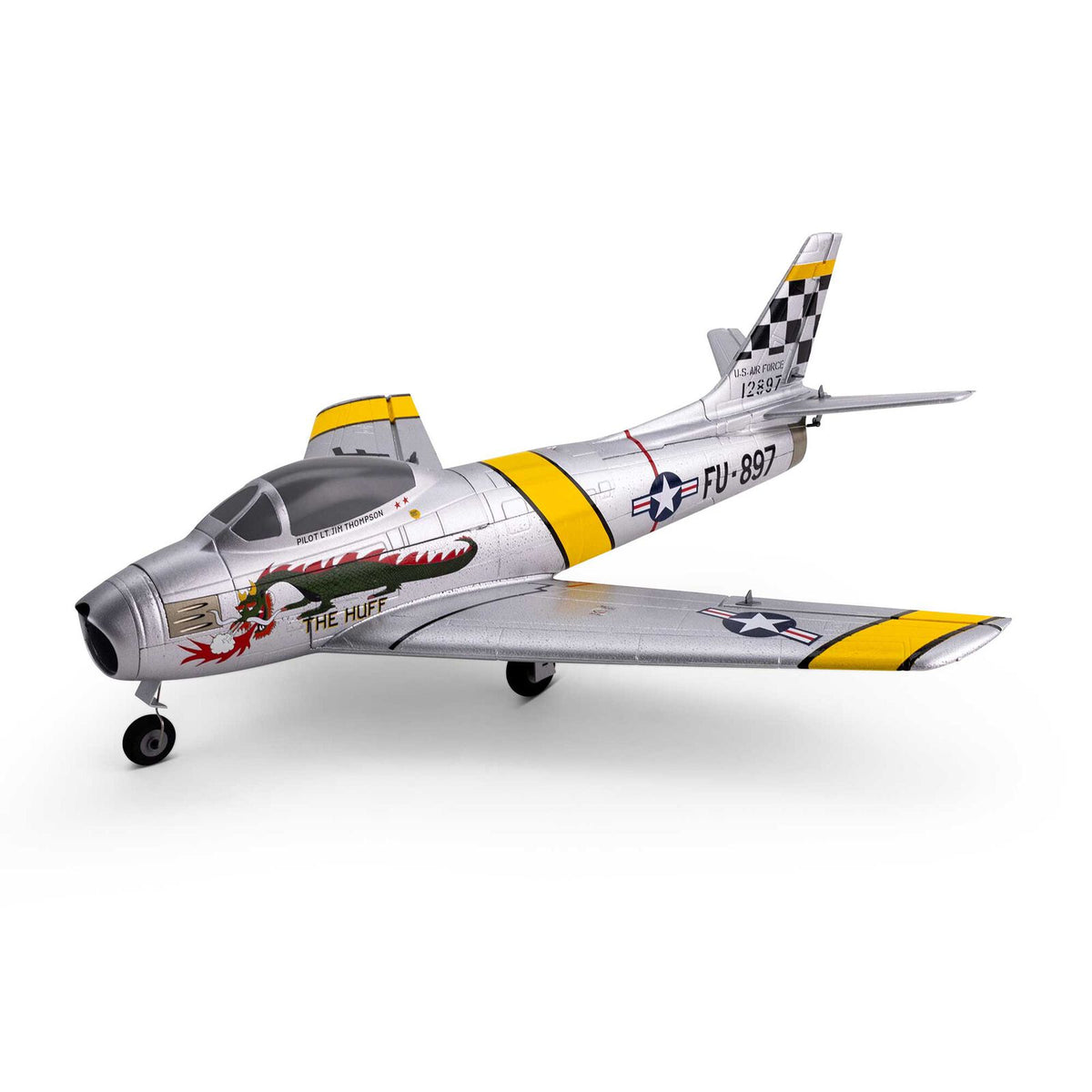 EFLU7050 UMX F-86 Sabre 30mm EDF Jet BNF Basic with AS3X and SAFE Select