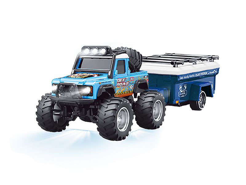 1/64 R/C Jeep with trailer with APP control HG4-478 - RCPHG4-478RD