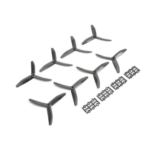 Triple BN Prop 5x4.5x3, Black: 8 pack (HQPBT504530B)