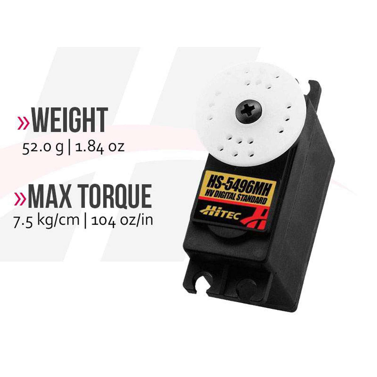 HRC35496S RCD Inc HS-5496MH Standard Digital HV Metal Gear Servo