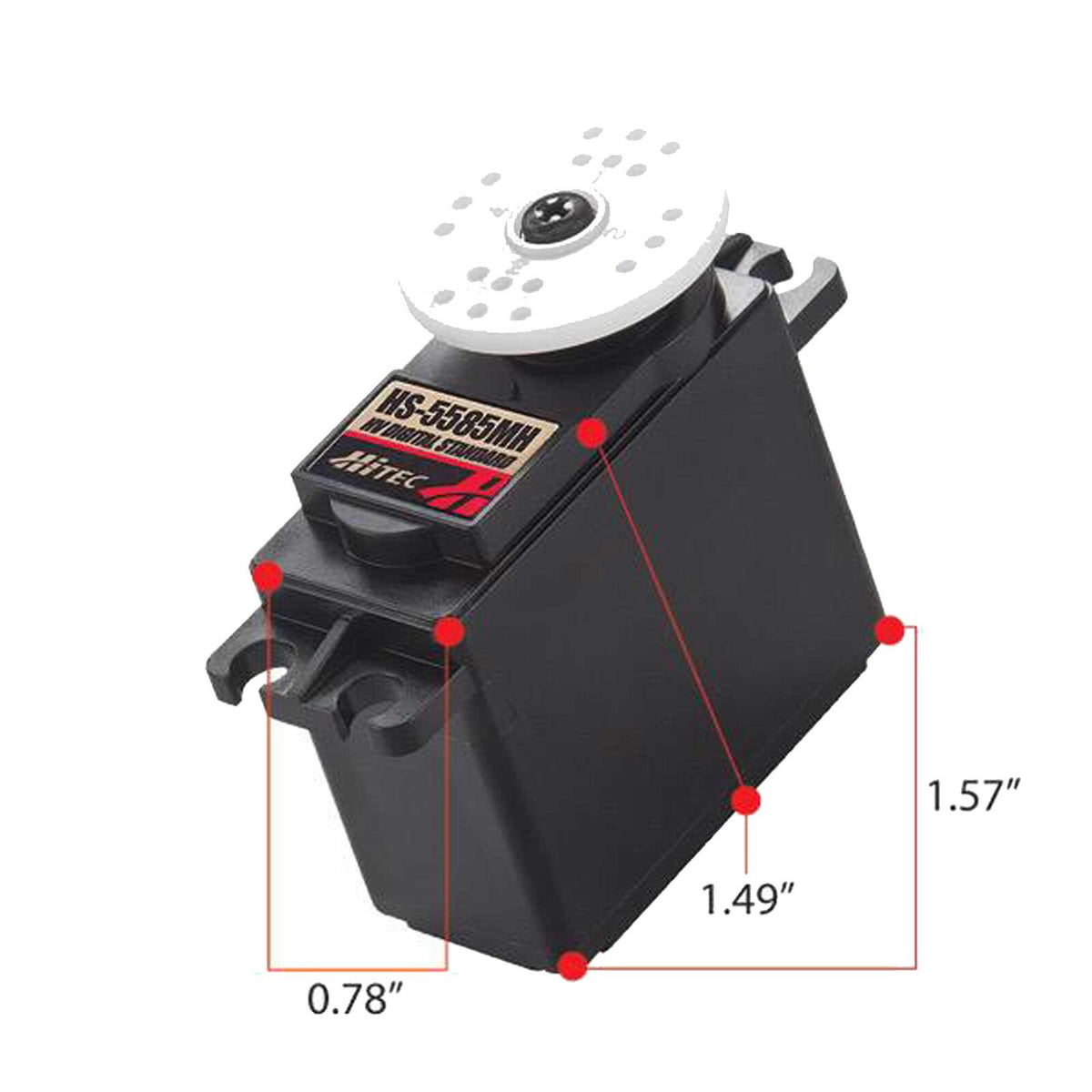 HRC35585S RCD Inc HS-5585MH Standard Digital HV High Torque Metal Gear Servo