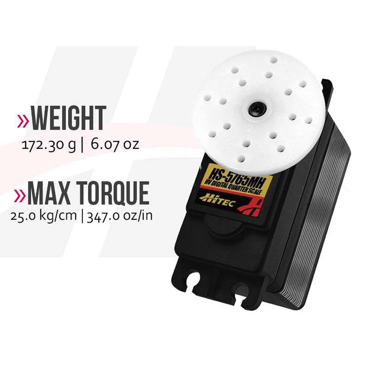 HRC35765S RCD Inc HS-5765MH Giant Scale Digital HV Metal Gear Servo