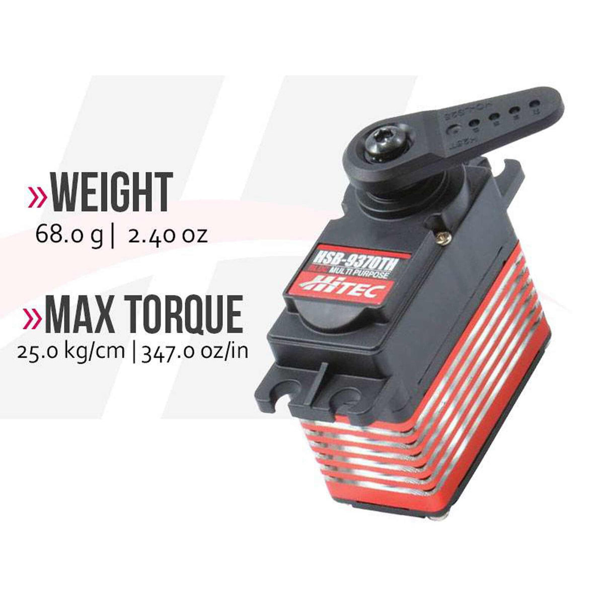 HRC39373S RCD Inc HSB-9370TH Brushless Titanium Gear Servo