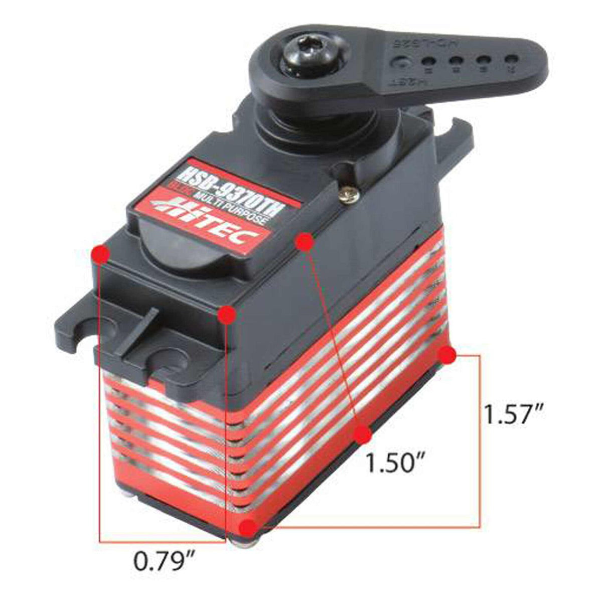 HRC39373S RCD Inc HSB-9370TH Brushless Titanium Gear Servo