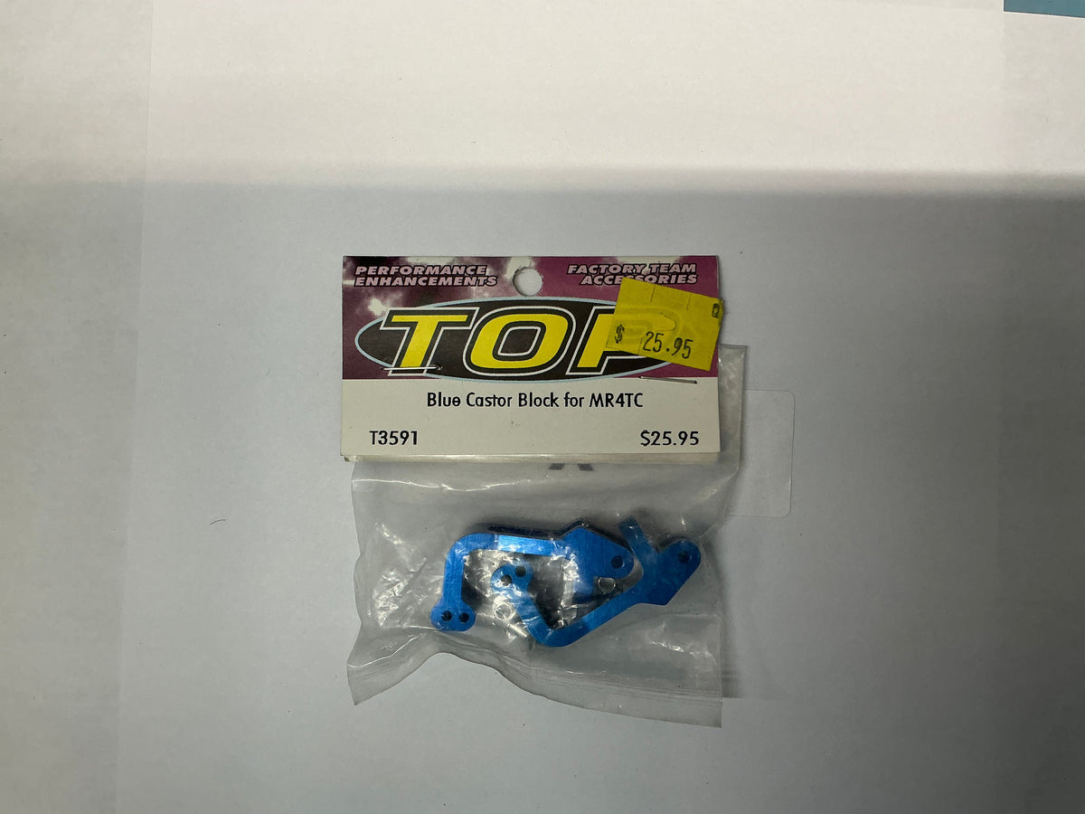 TOP Blue Castor Block for MR4TC T3591