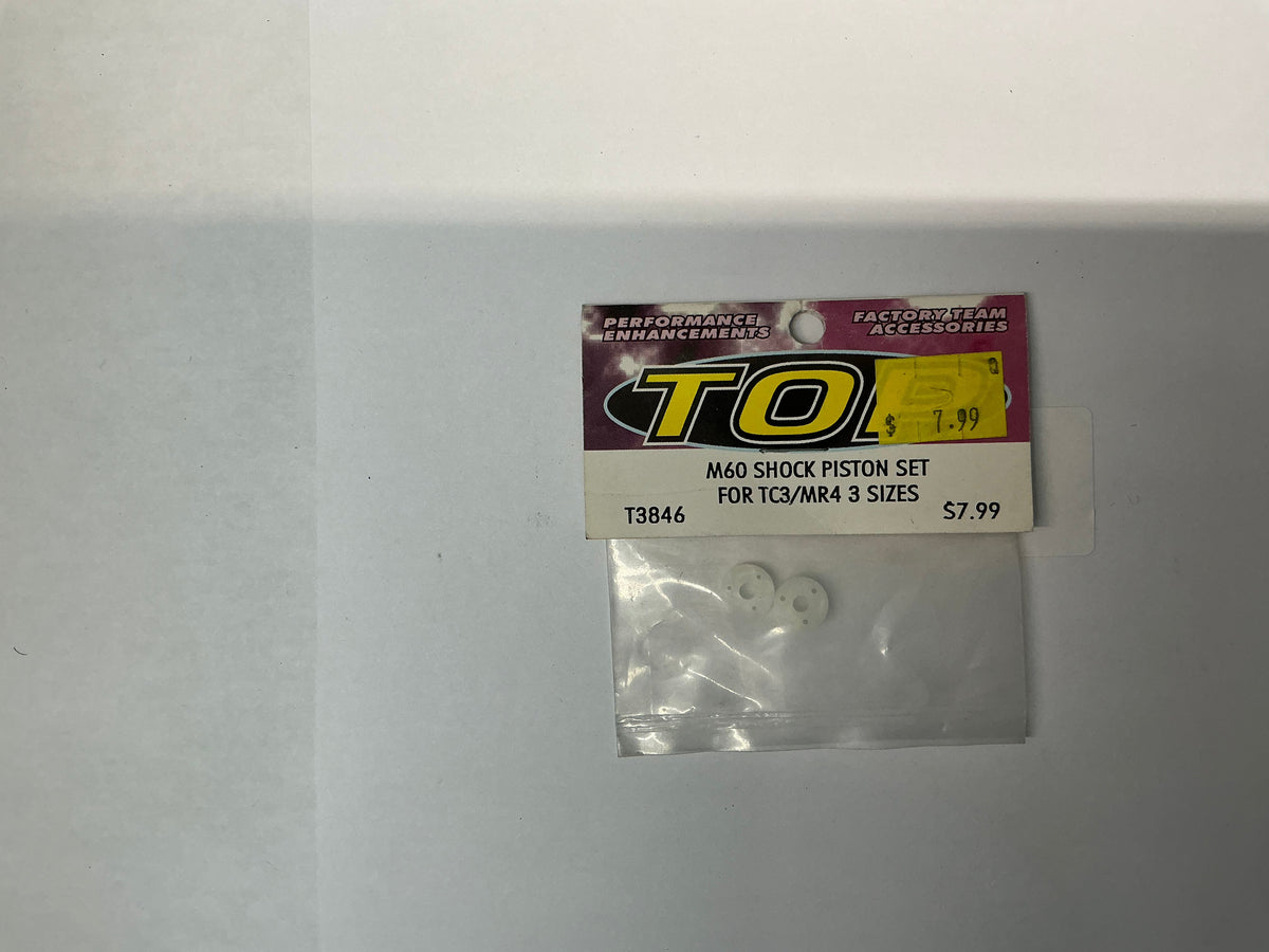 TOP M60 Shock Piston Set For TC3/MR4 3 Sizes T3846
