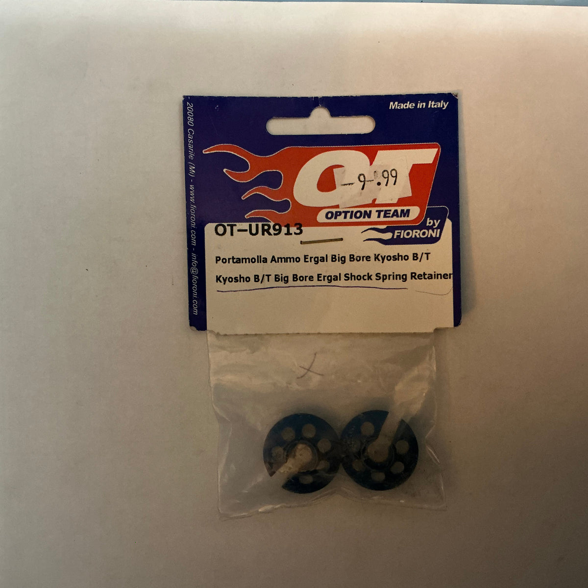 OT Kyosho B/T Big Bore Ergal Shock Spring Retainer OTUR913