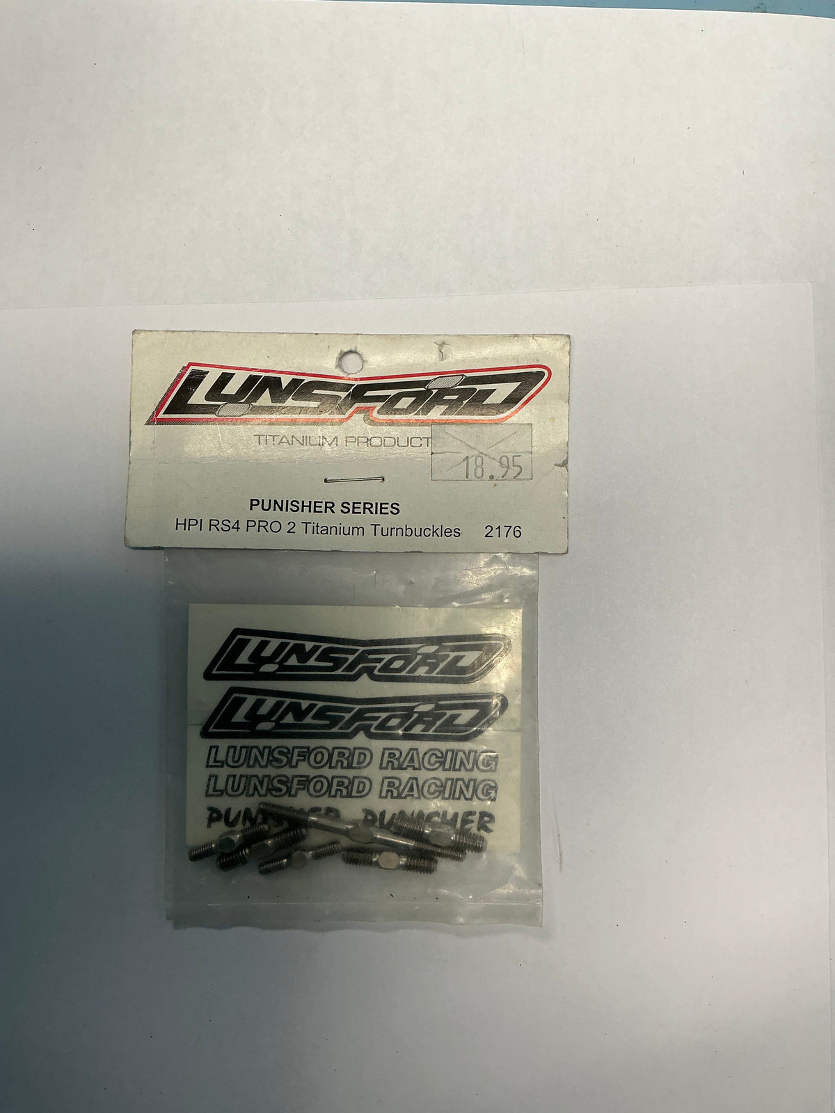 LUNSFORD HPI RS4 PRO 2 Titanium Turnbuckles 2176