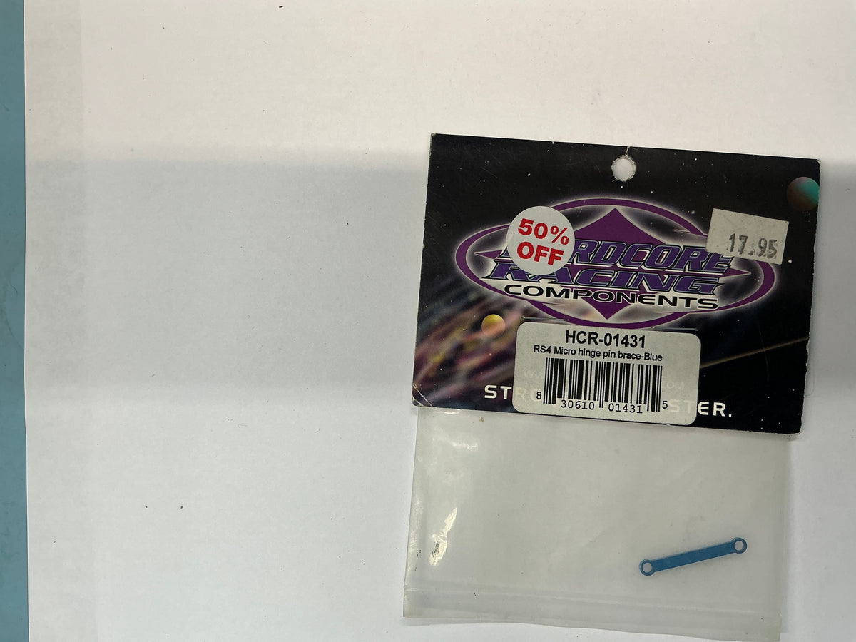 HARDCORE RACING RS4 Micro Hinge Pin Brace-Blue HCR01431