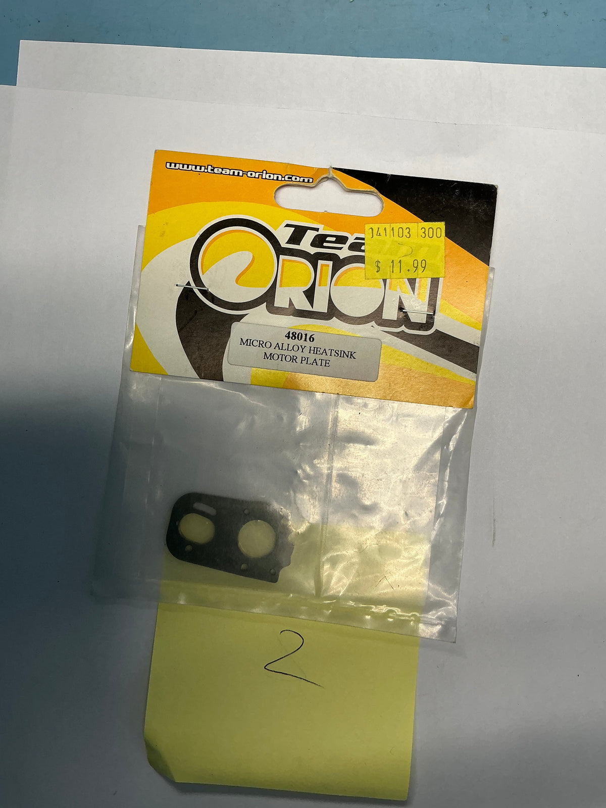 Team ORION Micro Alloy Heatsink Motor Plate 48016