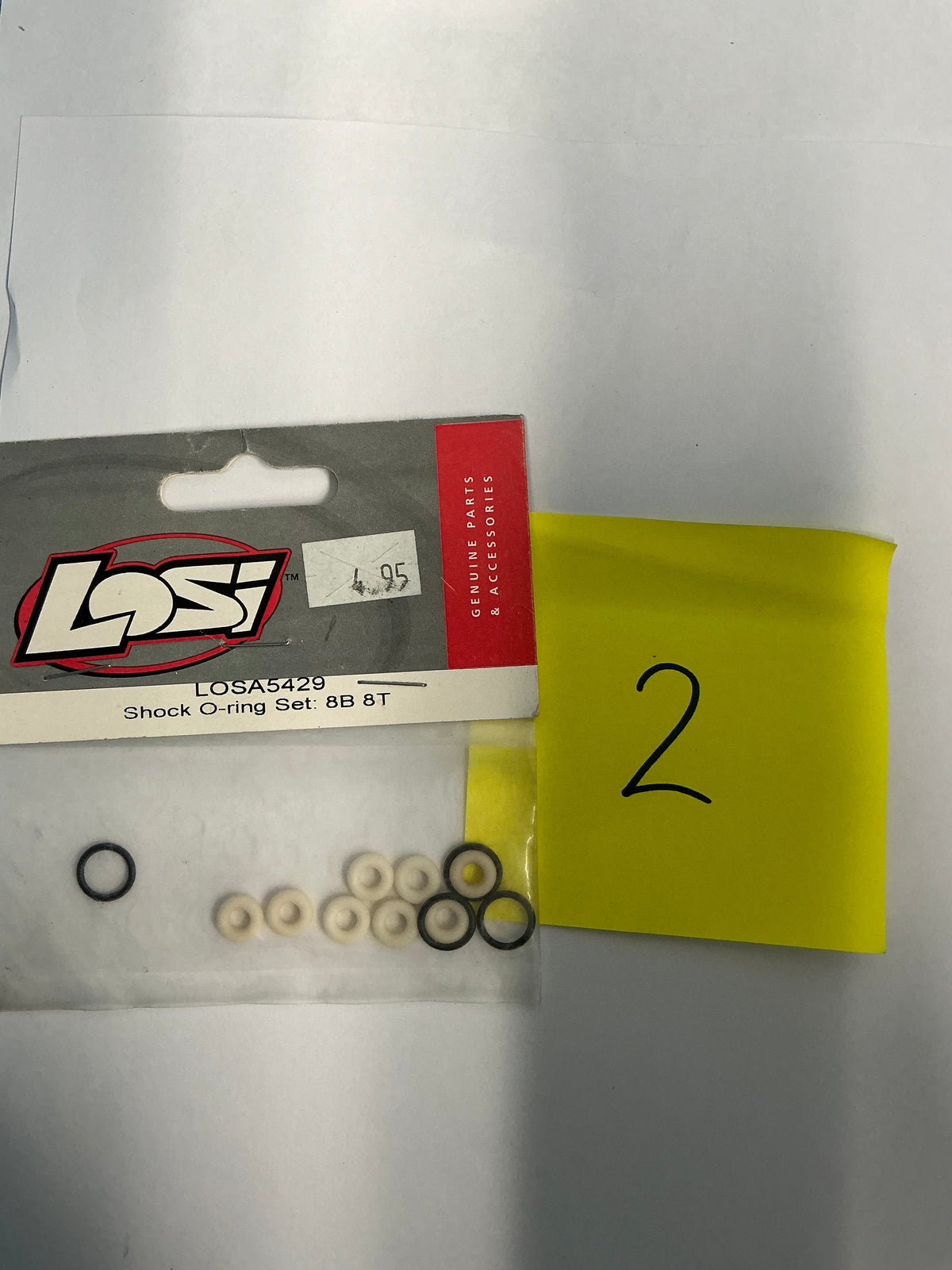 LOSI Shock O-ring Set: 8B 8T LOSA5429