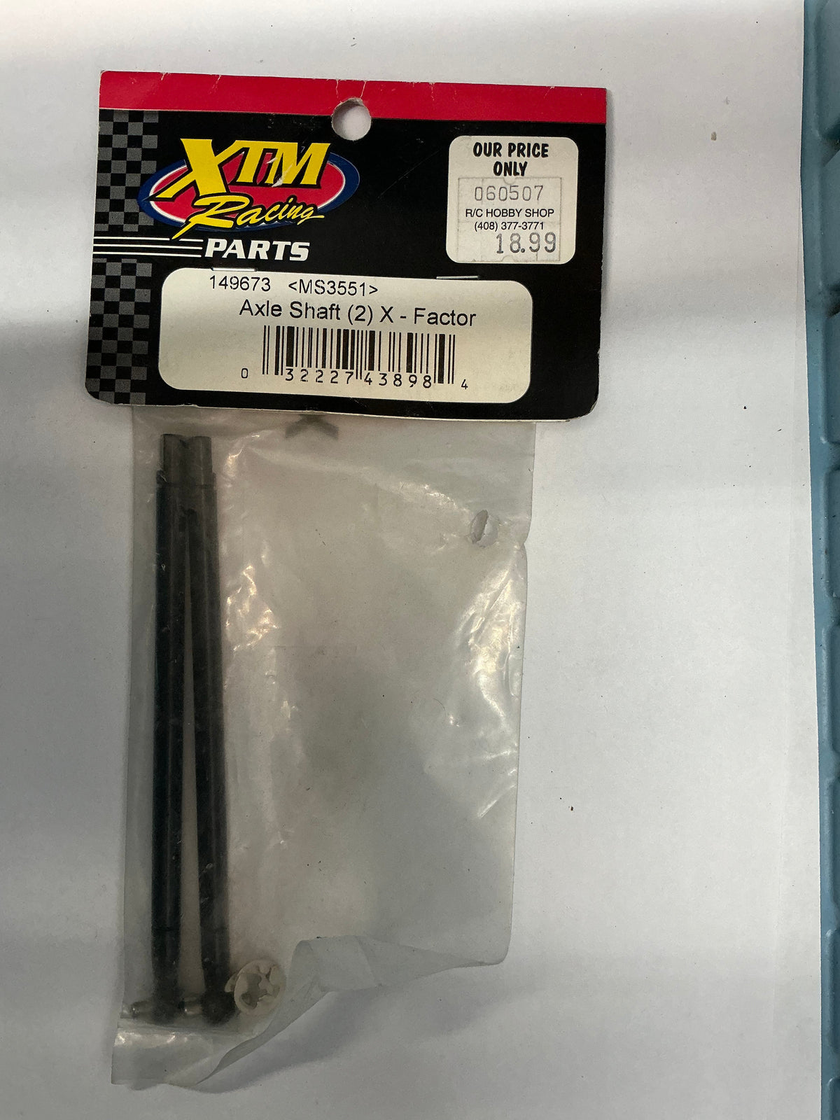 XTM Racing Axle Shaft (2) X - Factor MS3551 149673