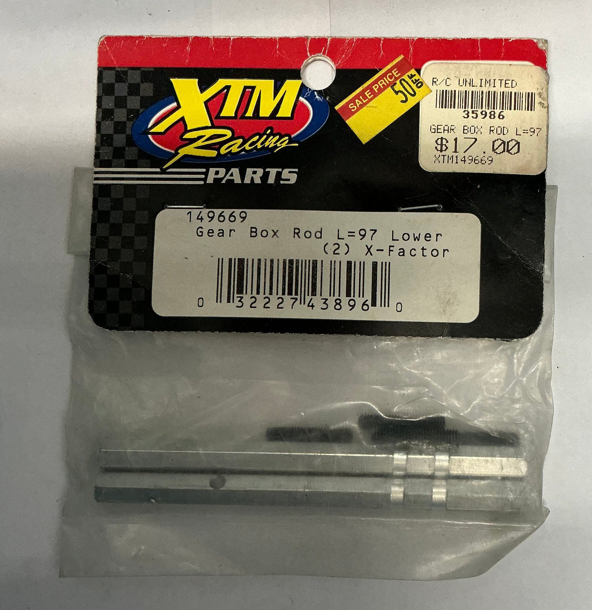 XTM Racing Gear Box Rod L=97 Lower (2) X-Factor XTM149669
