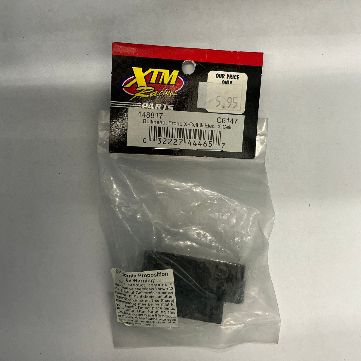 XTM Racing Bulkhead, Front, X-Cell & Elec. X-Cell. 148817