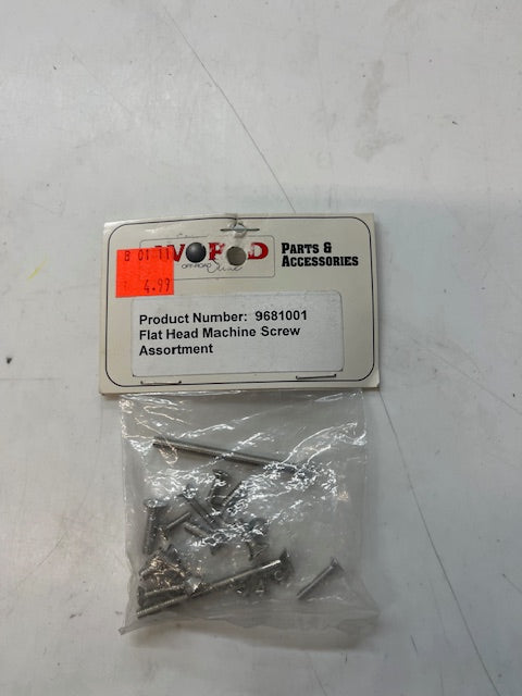 MRC-9681001 Flat head machine screw assortment