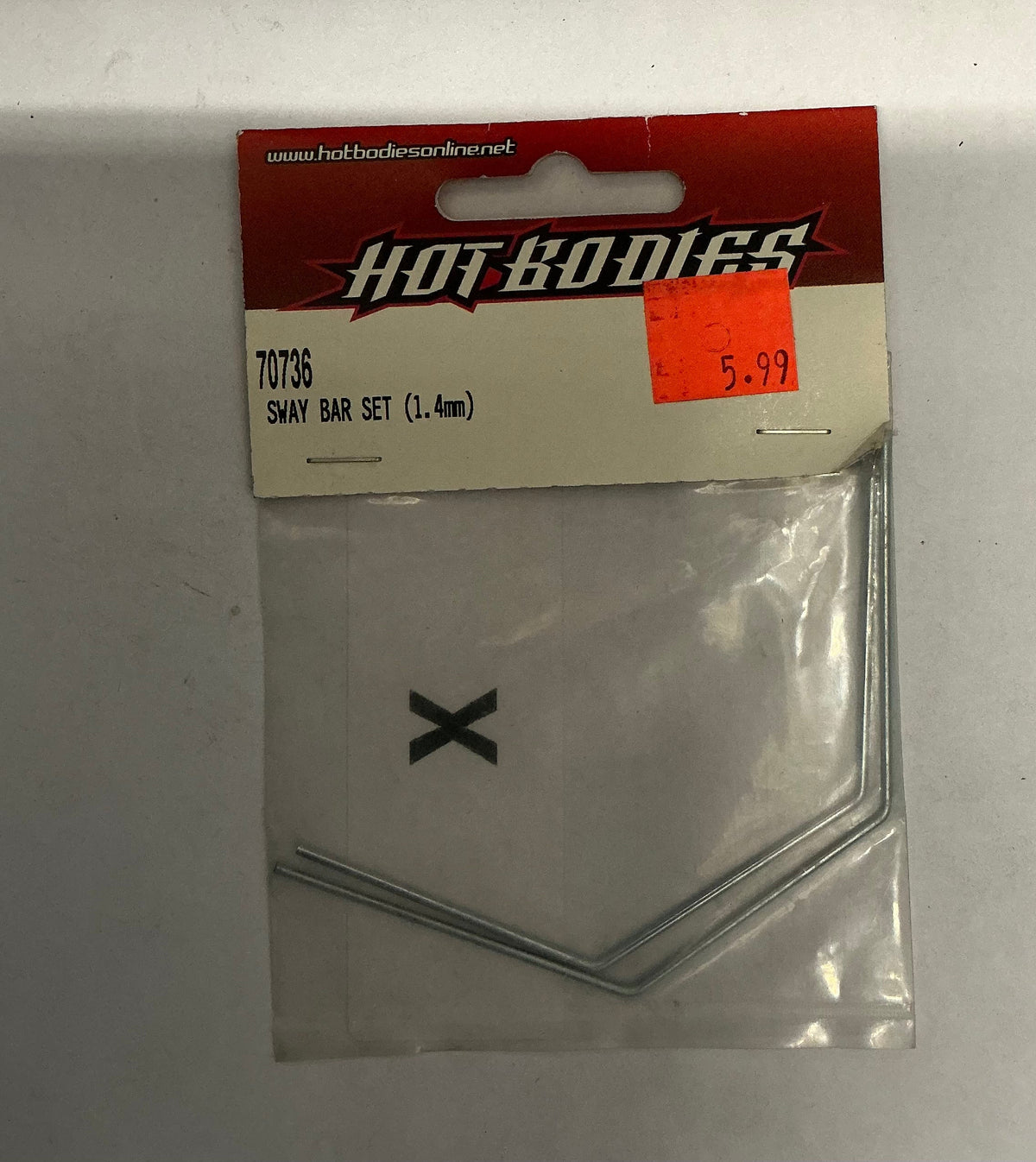 HOT BODIES Sway Bar Set (1.4mm) 70736