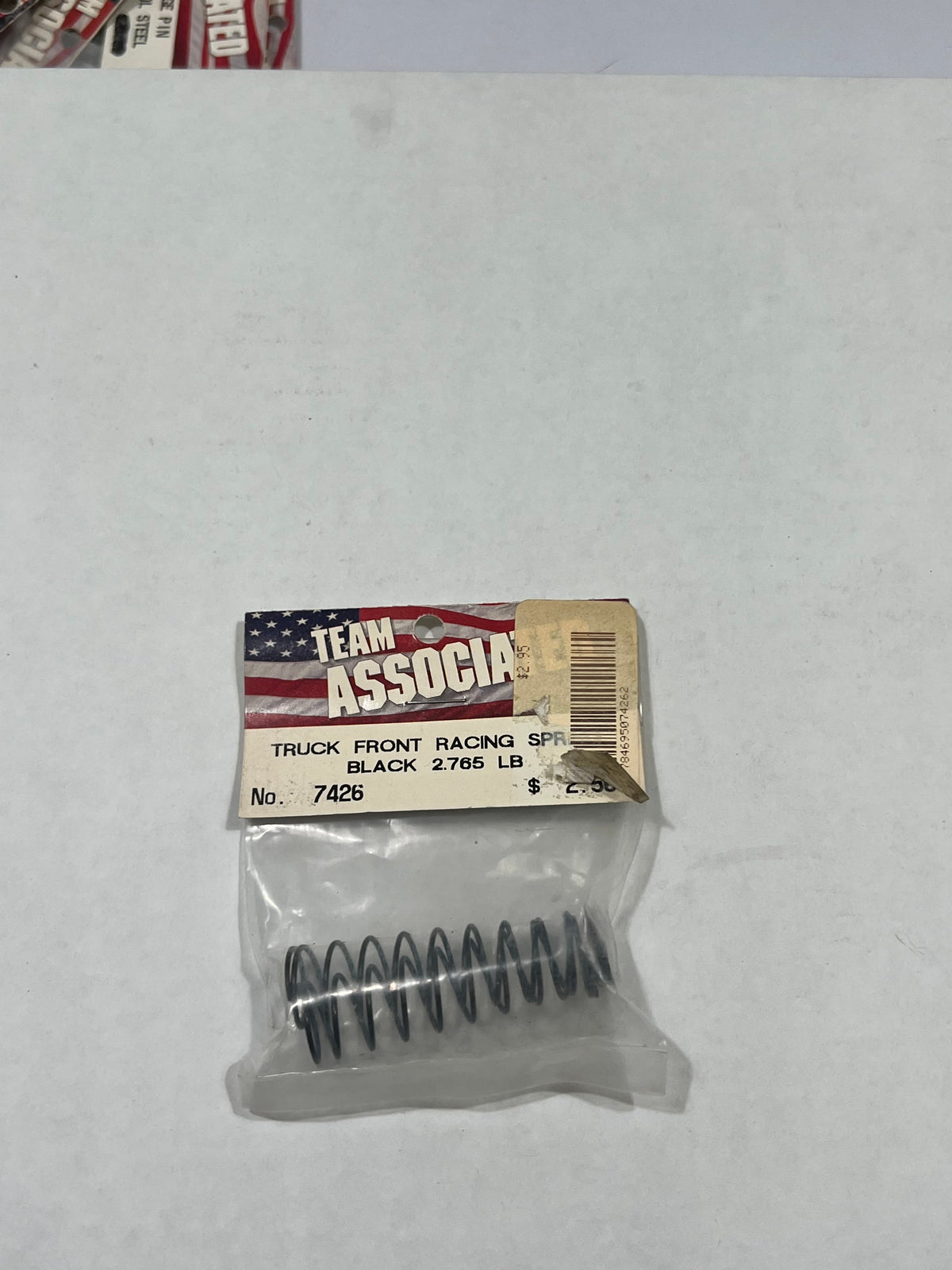 TRUCK FRONT RACING SPRING BLACK 2.765 LB-ASC7426
