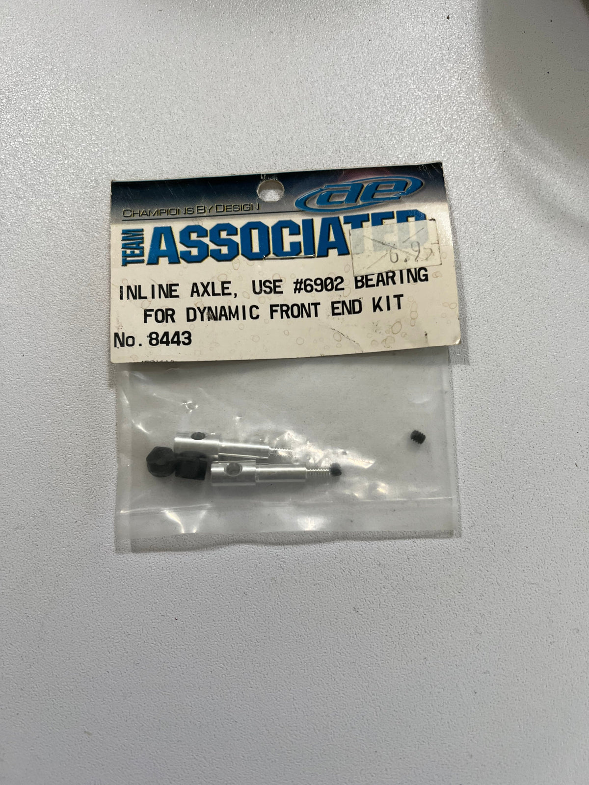 INLINE AXLE, USE #6902 BEARING FOR DYNAMIC FRONT END KIT-ASC8443