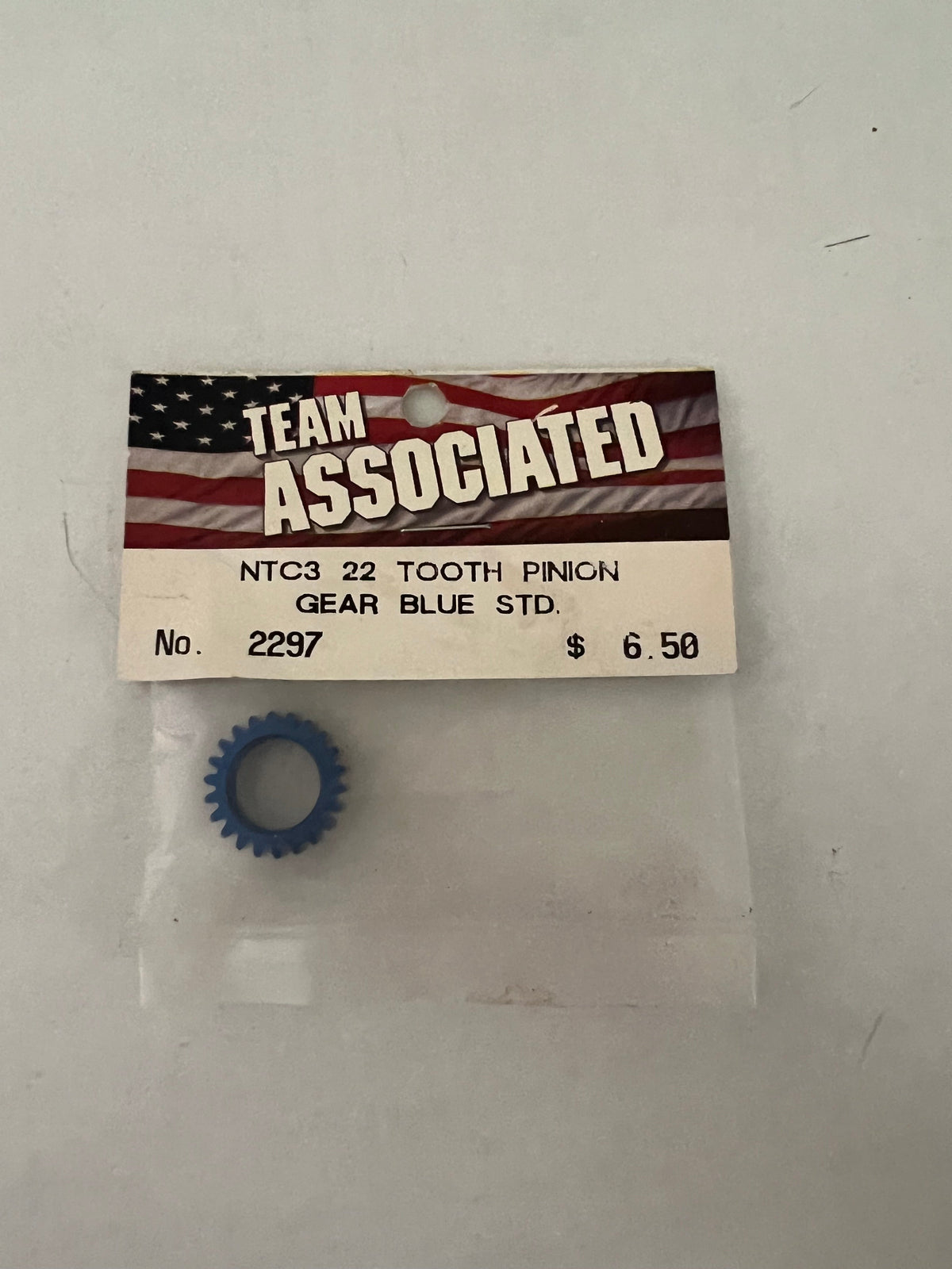 NTC3 22 TOOTH PINION GEAR BLUE STD-ASC2297