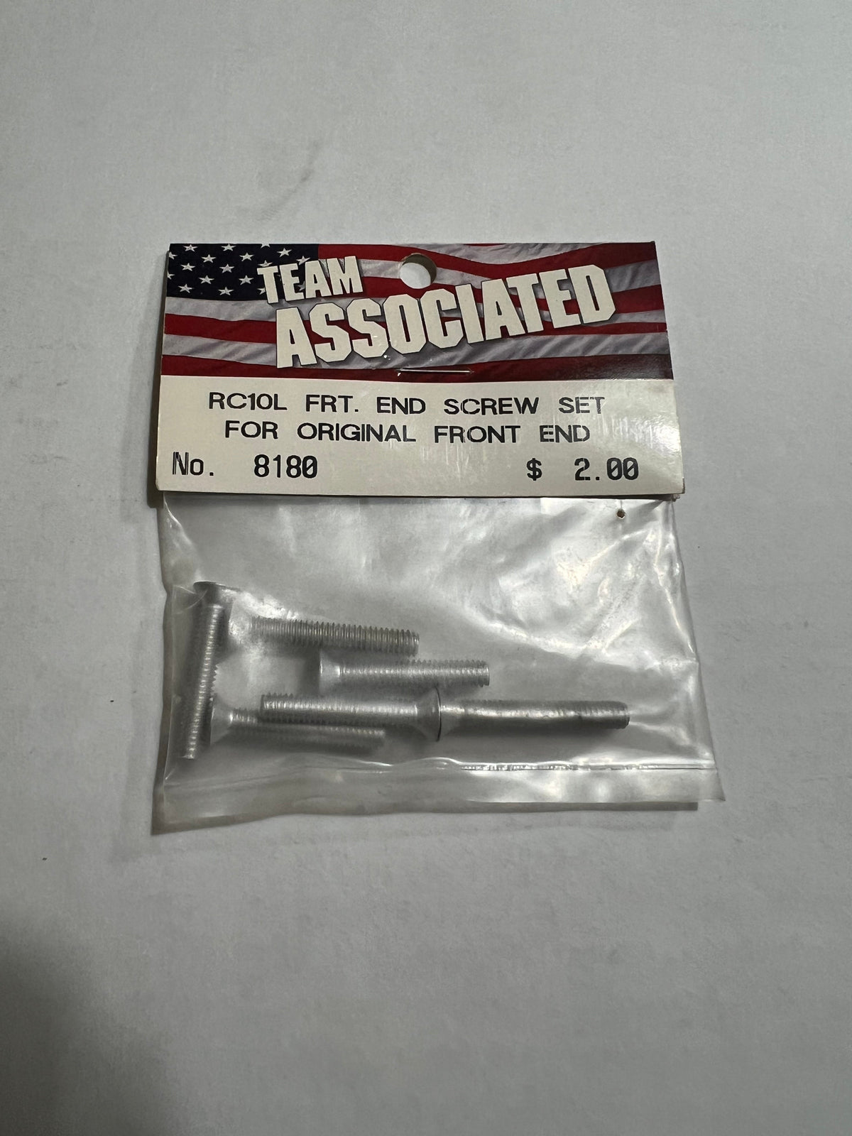 RC10L FRT. END SCREW SET FOR ORIGINAL FRONT END-ASC8180