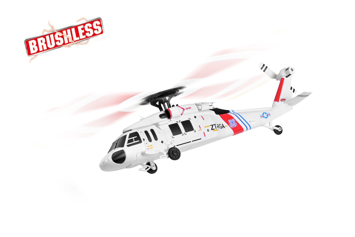 K270 R/C Brushless Black Hawk UH-60L 4CH Flybarless RC Helicopter with Optical Flow - K270