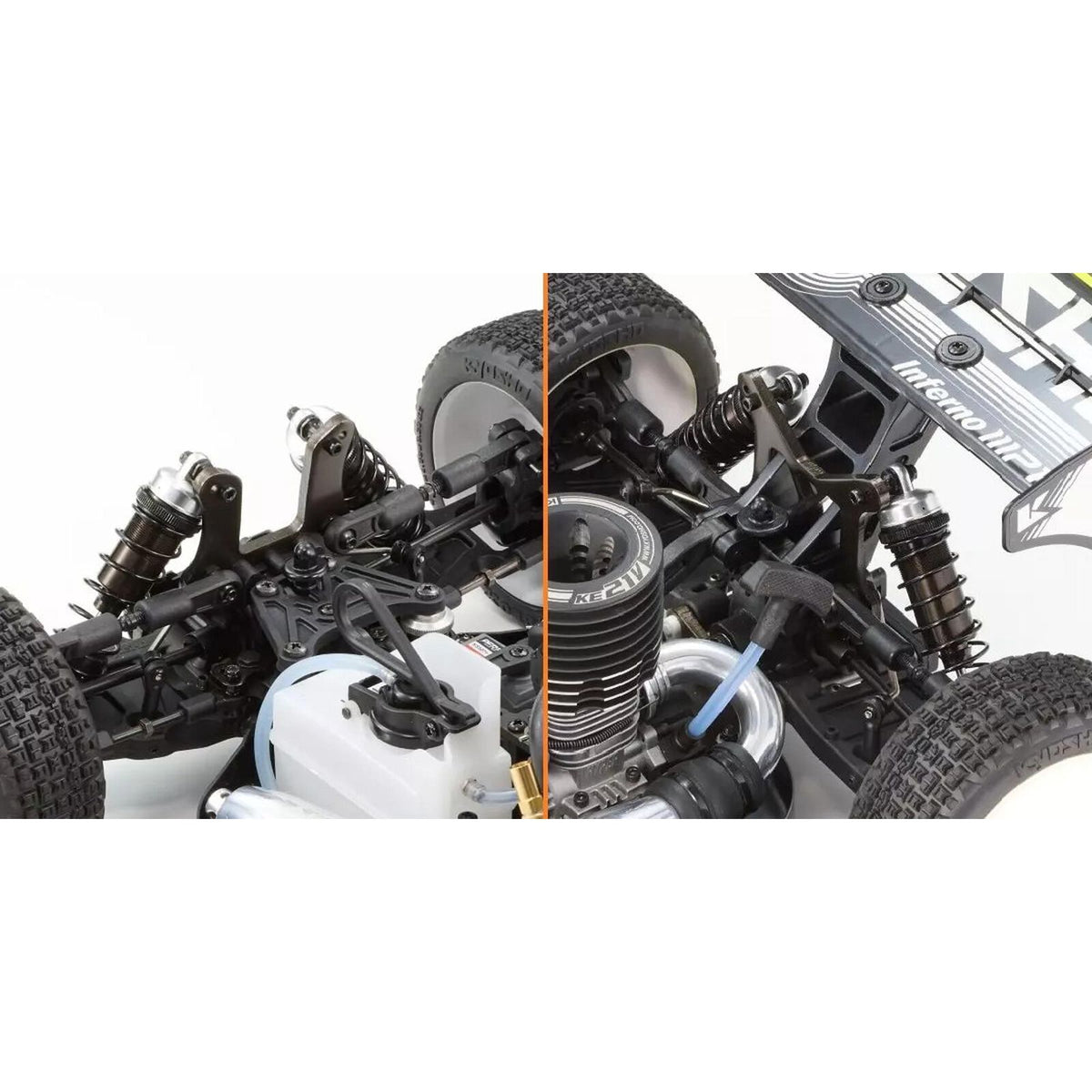 KYO33025T1S 1/8 Inferno MP10 4x4 Nitro Racing Buggy RTR, Orange