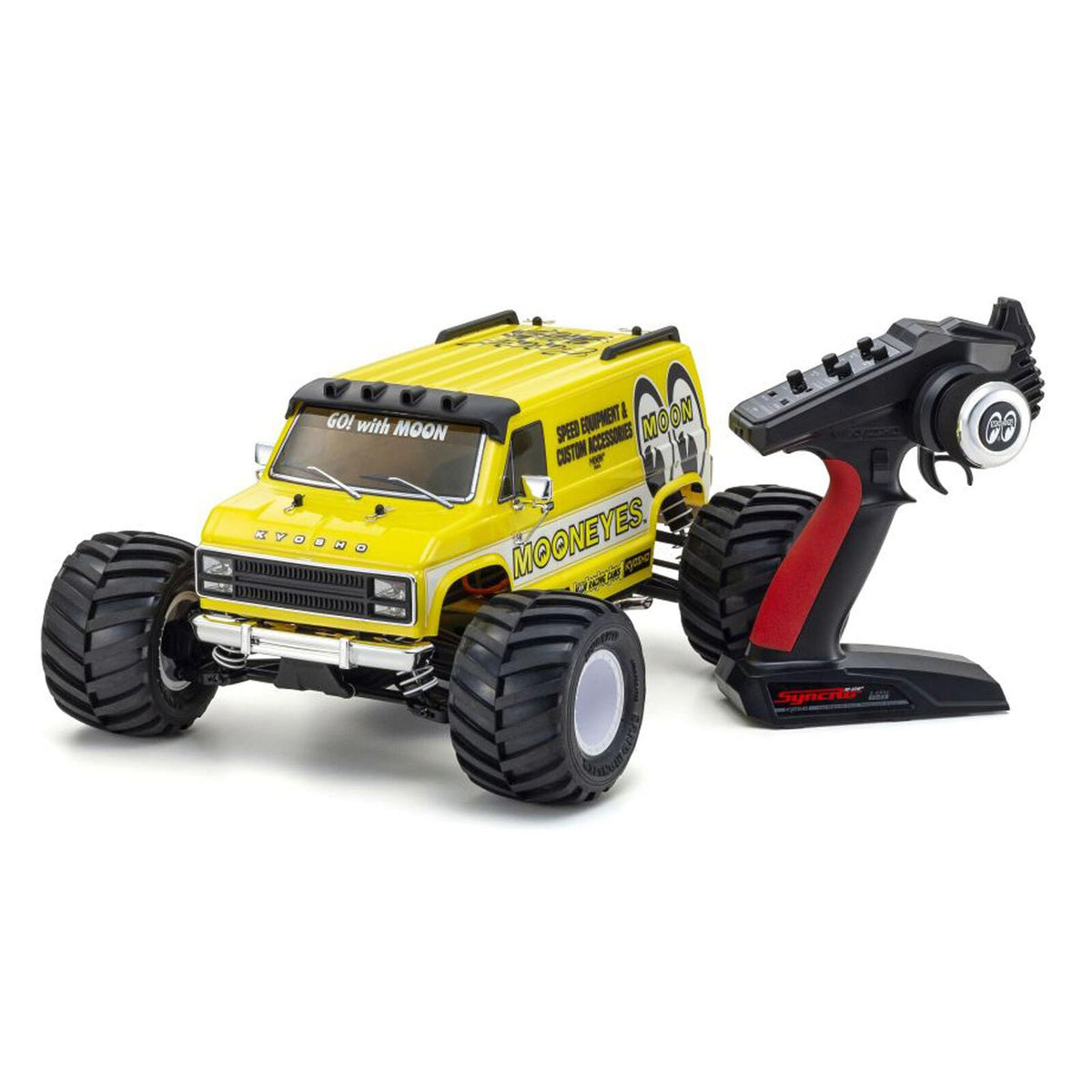 KYO34413T1 1/10 Fazer MK2 MAD VAN 4x4 Electric Monster Truck RTR, MOONEYES
