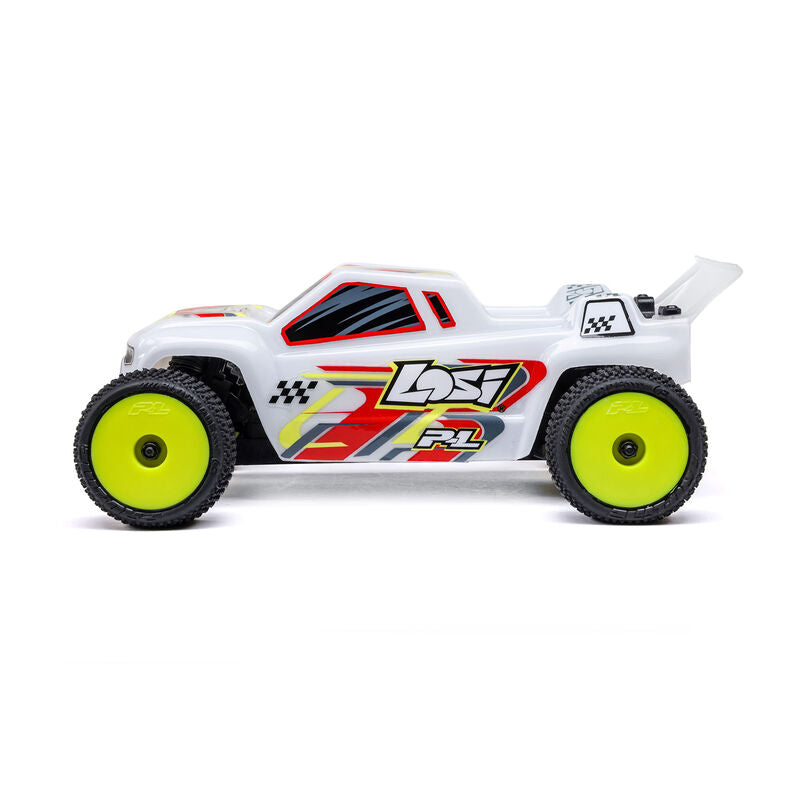 Losi 1/28 Micro-T 2S 2WD RTR Stadium Truck, White