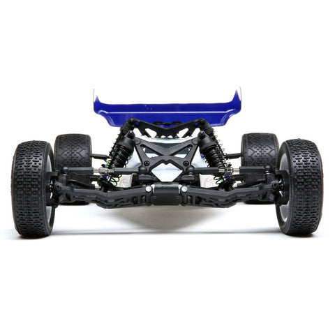 1/16 Mini-B 2WD Buggy Brushed RTR, Blue/White - LOS01016T1