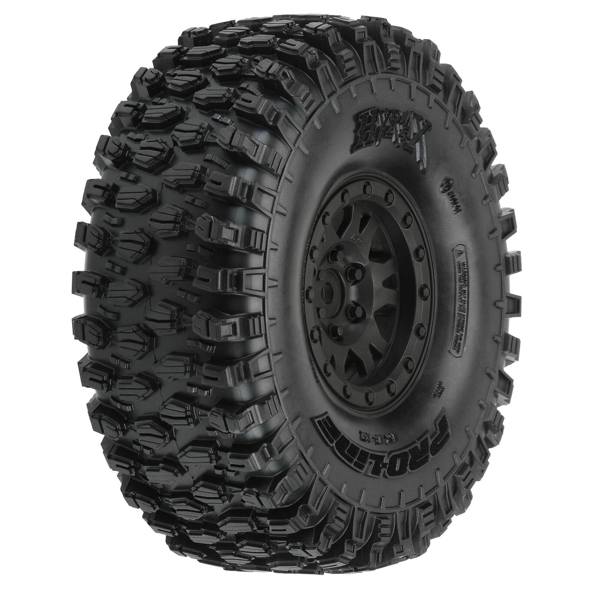 1/10 Hyrax G8 F/R 1.9" Crawler Tires Mounted 12mm Black Impulse (2) - PRO1012810