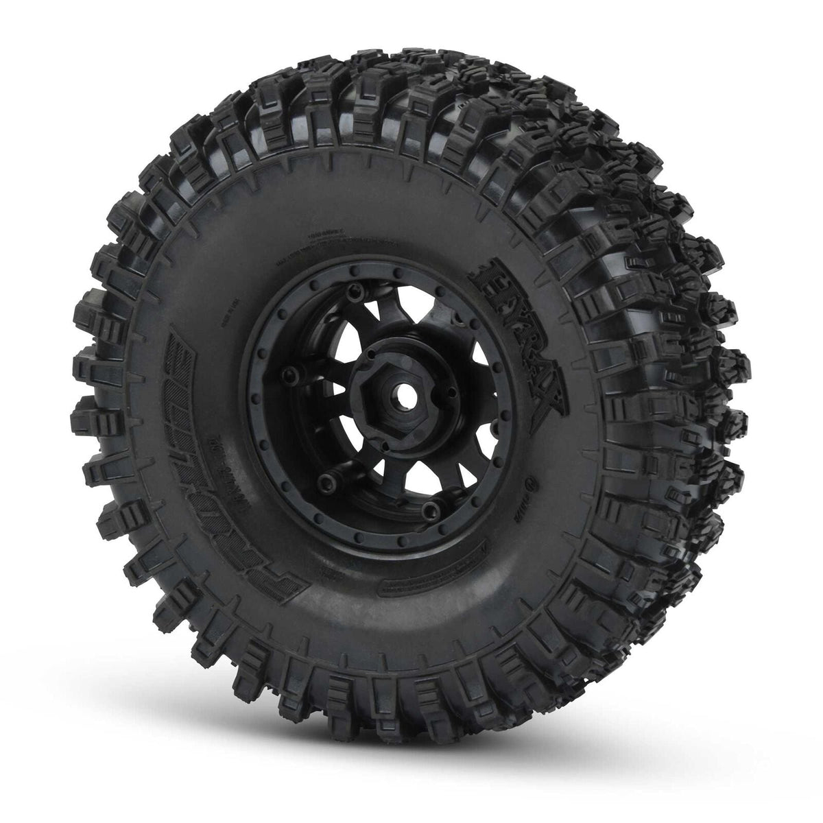 Pro-Line Racing 1/10 Hyrax Predator F/R 1.9" Mounted 12mm Blk/Slvr Impulse (2) - PRO1012812