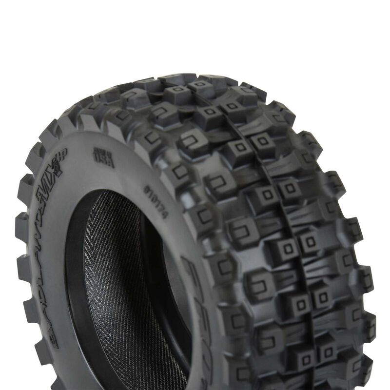 1/10 Badlands MX28 BELTED F/R 2.8" MT Tres Mounted 12mm Blk Raid (2) - PRO1017410