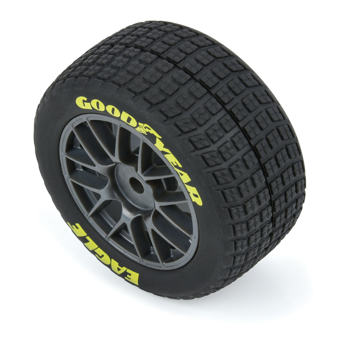 Pro-Line 1/12 Goodyear Eagle Dirt Tire F/R MTD Gray Wheels (4)