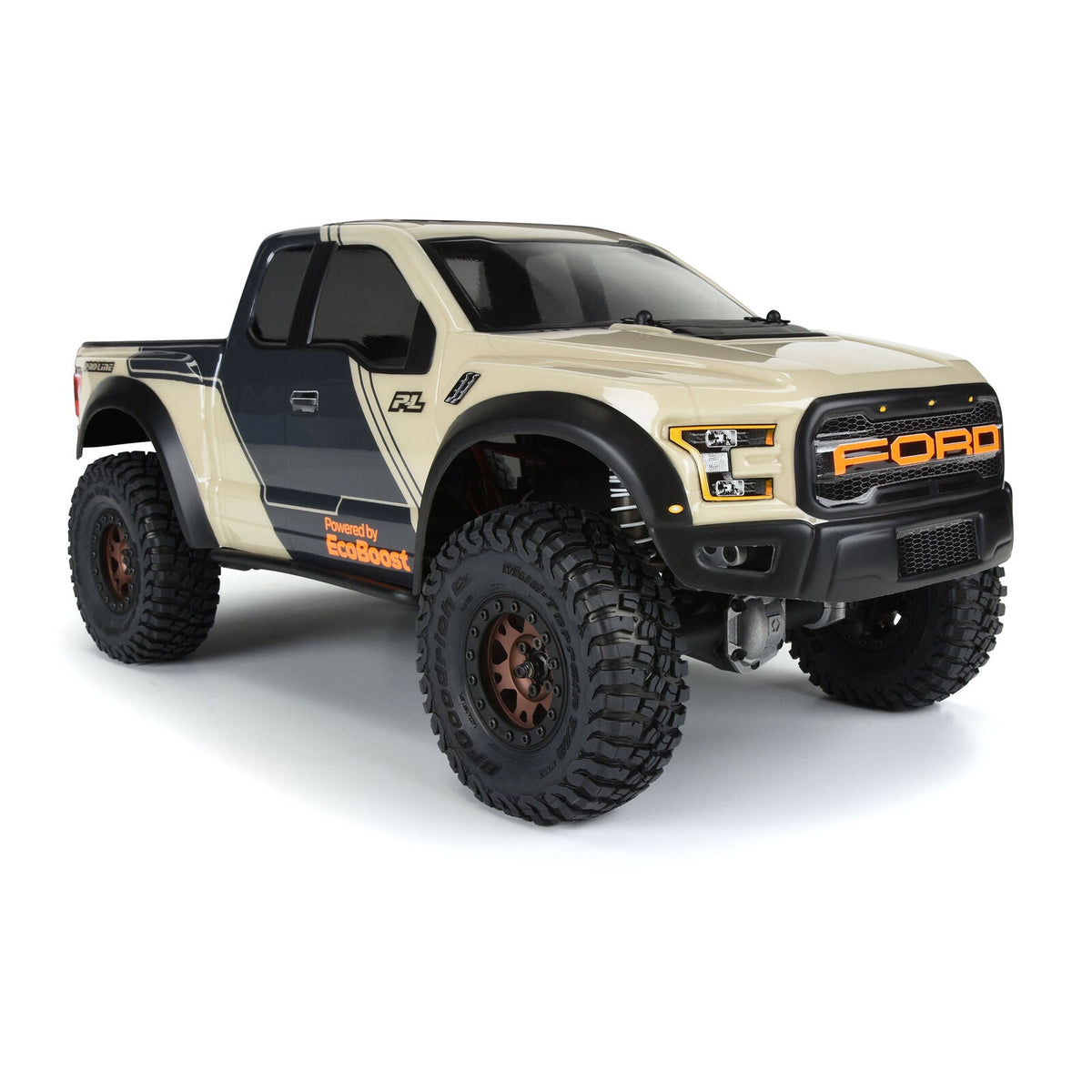 1/10 2017 Ford F-150 Raptor Clear Body 12.3" (313mm) WB Crwlrs - PRO351600