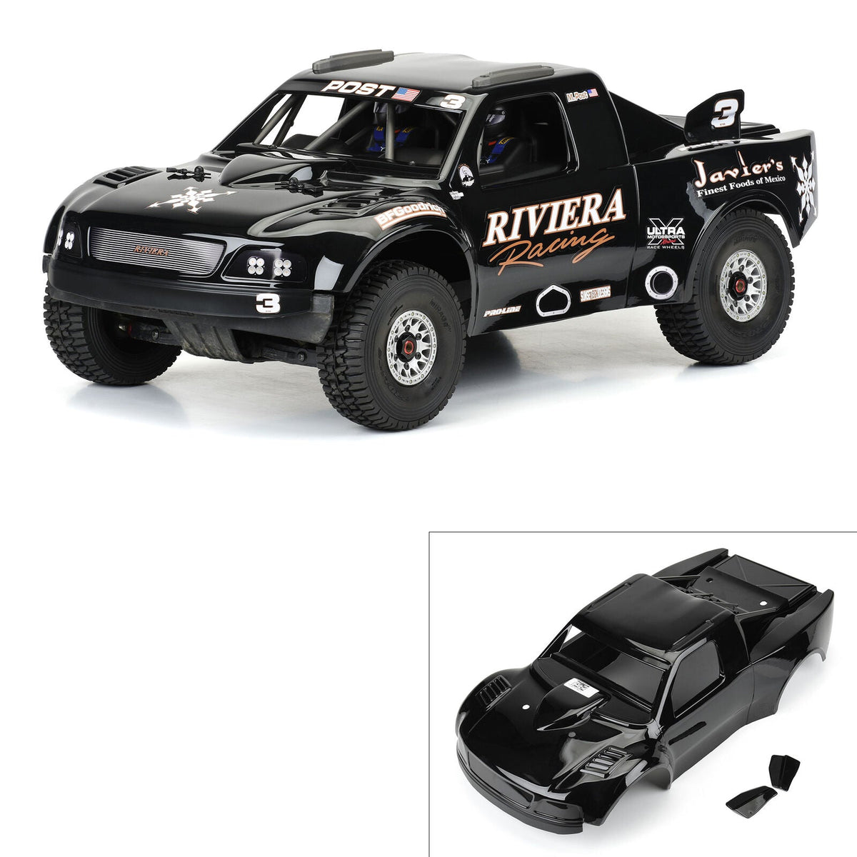 Pre-Cut 1997 Ford F-150 Trophy Truck Clear Body