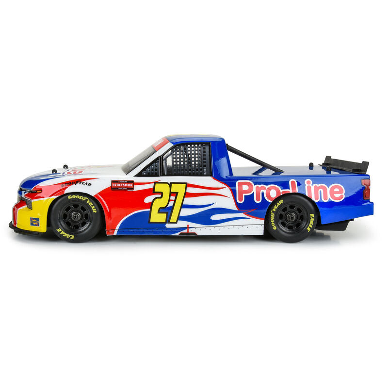 Pro-Line Racing 1/12 Pre-Cut 2024 Chevy Silverado Truck Clear Body: Losi NASCAR