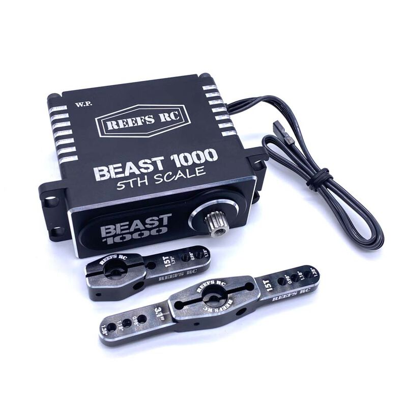Beast 1000 1/5 Scale Digital Metal Gear Waterproof Servo, Black - SEHREEFS102