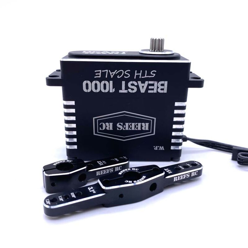 Beast 1000 1/5 Scale Digital Metal Gear Waterproof Servo, Black - SEHREEFS102