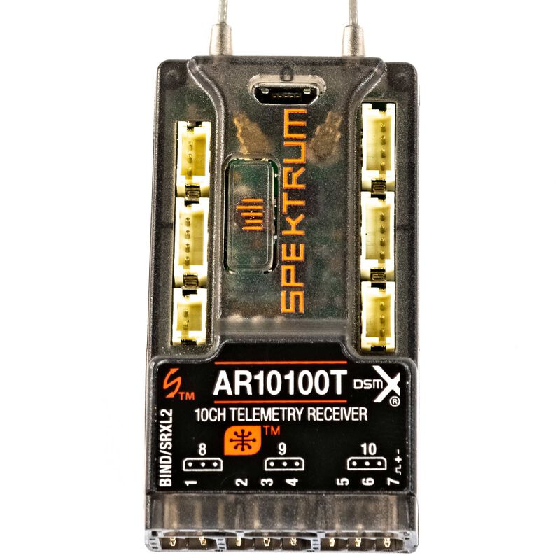 DSMX 10-Channel Telemetry Receiver - SPMAR10100T