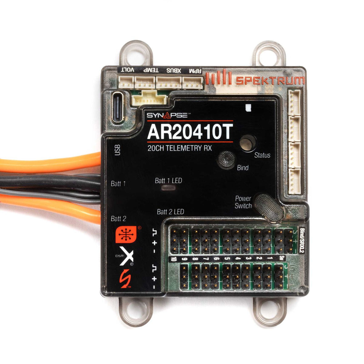 Spektrum AR20410T 20-Channel PowerSafe Telemetry Receiver