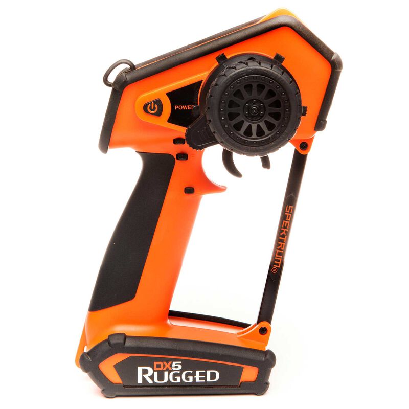 DX5 Rugged 5-Channel DSMR Transmitter Only, Orange - SPMR5200O