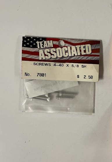 ASC7801 SCREWS 4-40 X 5/8 SH