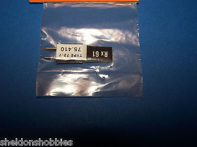 FUTABA (FM 75.410) RX CRYSTAL CHANNEL 61 #FRC-461
