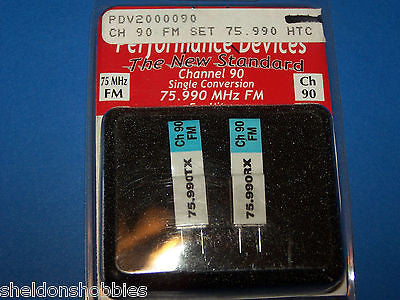 HITEC 75.990 MHz FM SINGLE CONVERSION CH-90 (PERFORMANCE ) #PDV2000090