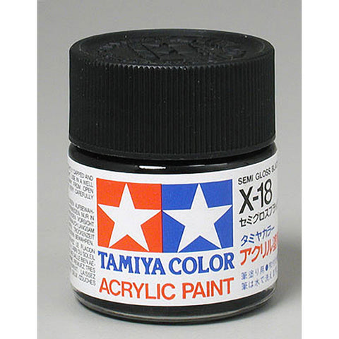 Acrylic X18 Semi Gloss Black - TAM81018