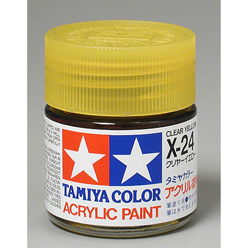 Acrylic X24 Gloss Clear Yellow - TAM81024