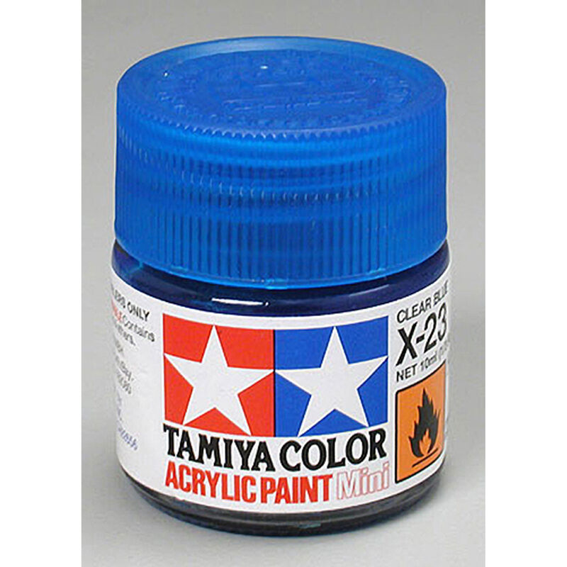 Acrylic Mini X23, Clear Blue - TAM81523
